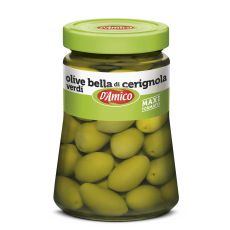D'amico - Bella di Cerignola Green Olives in Brine 1Kg image