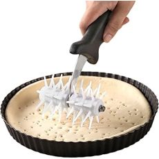 Spiked pizza dough roller image