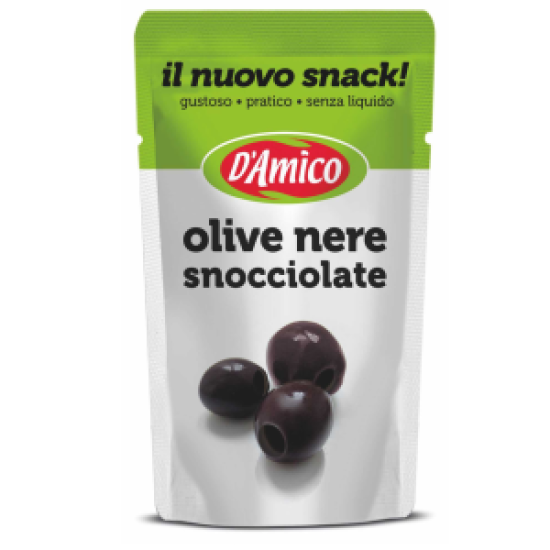 D'Amico - Pitted Black Olives In Bag 75g image