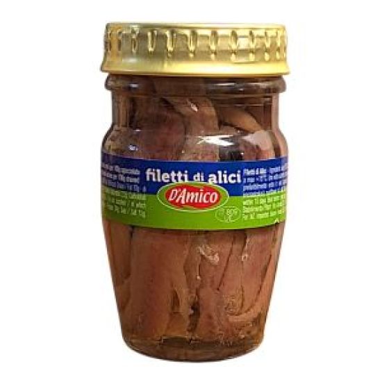 D'Amico -  Anchovy Fillets in sunflower oil 80g image