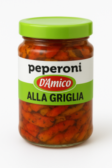 D'amico - Chargrilled Peppers 280g image