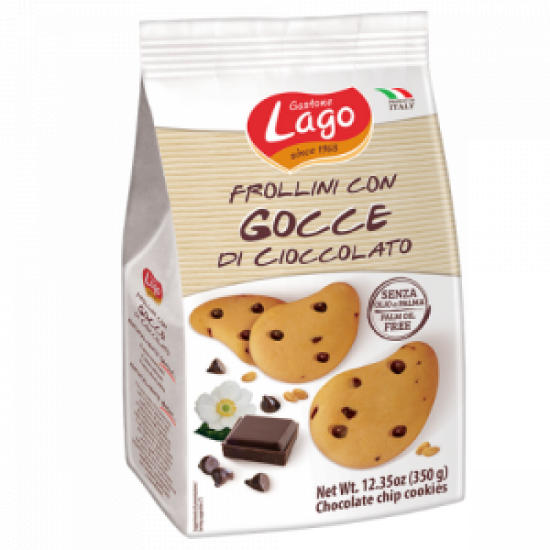 Gastone Lago - frollini con gocce di cioccolato/Chocolate Chip Cookies 350g image