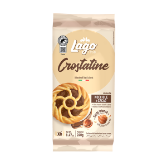 Gastone Lago - Hazelnut & Cocoa Tartlets 40g image