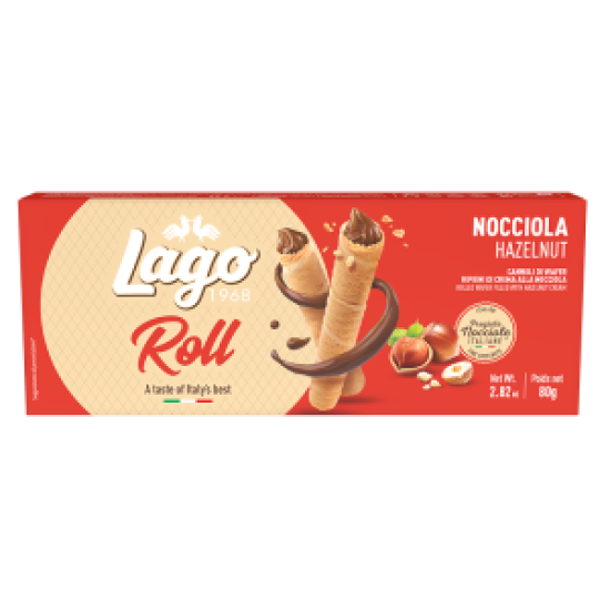 Gastone Lago - Roll Break Hazelnut Wafers 80g image