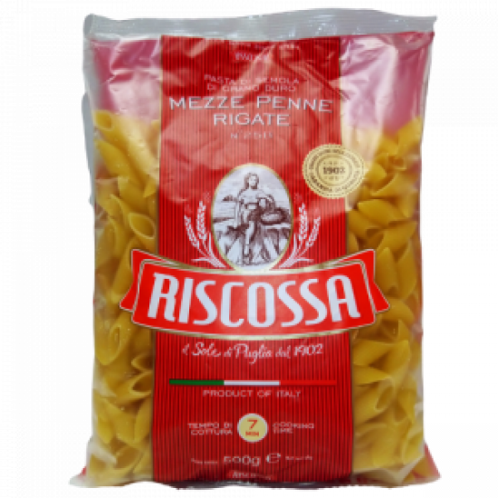 Riscossa - Mezze Penne Rigate Pasta 500g image