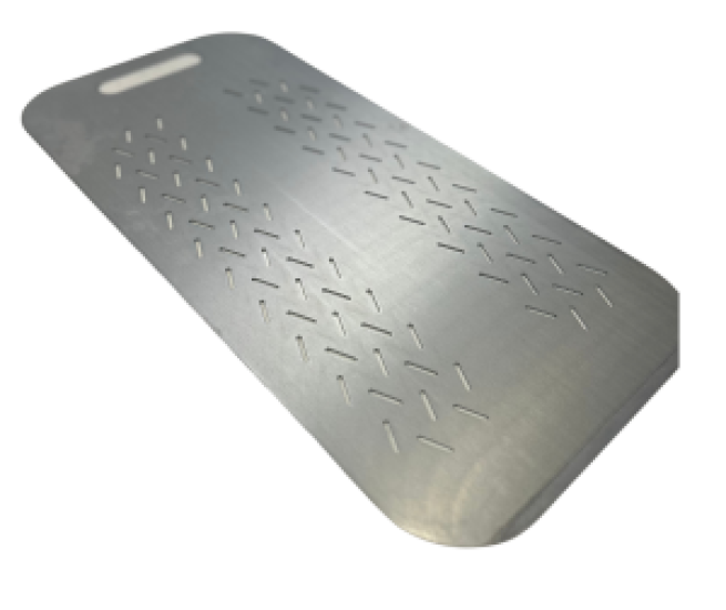 Sirman - Rectangular Aluminium Pizza Shovel With Holes 32x66cm  image