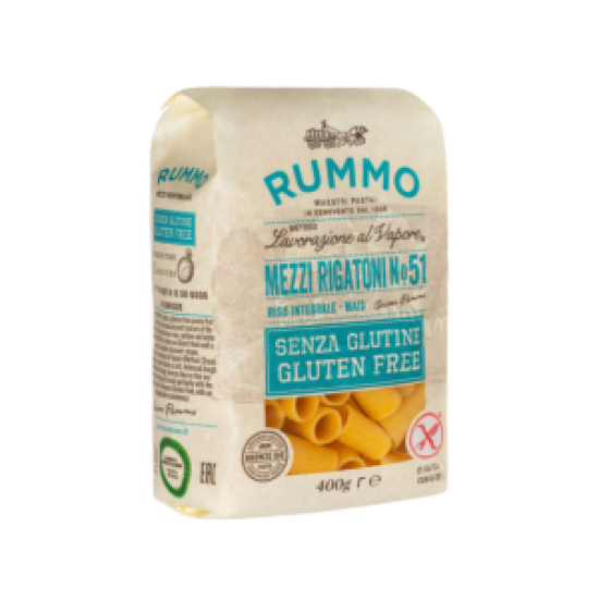 Rummo - Mezzi Rigatoni No. 51 Gluten-Free Pasta 400g image