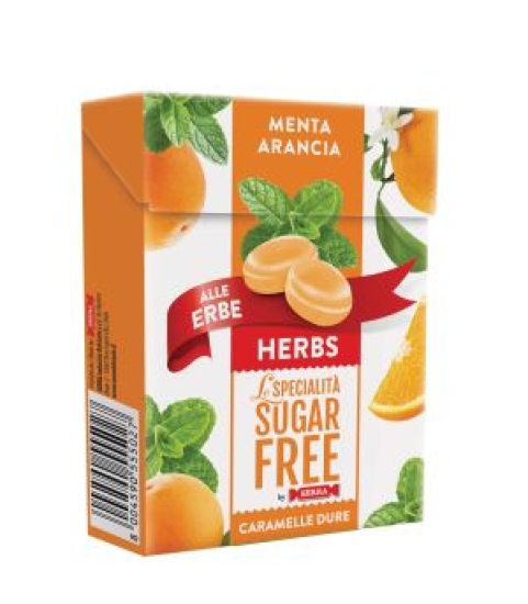 Serra - Sugar free Mint Orange sweets 12 X 50g image