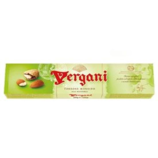 Vergani - Soft Nougat Almond Bar 250g  image