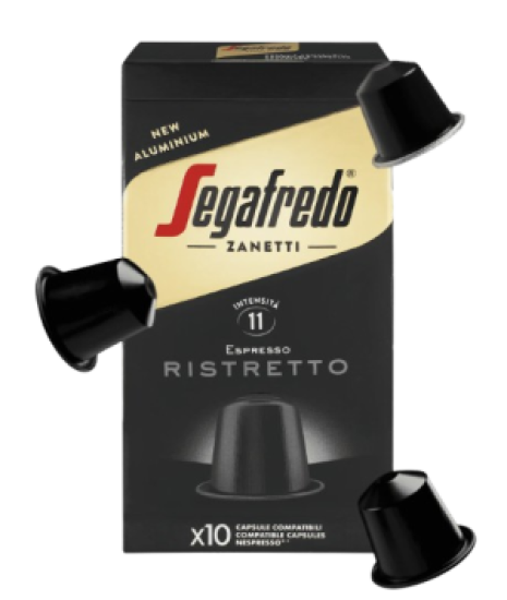 Segafredo - Ristretto Nespresso Compatible Capsules 10 x 5.1g image