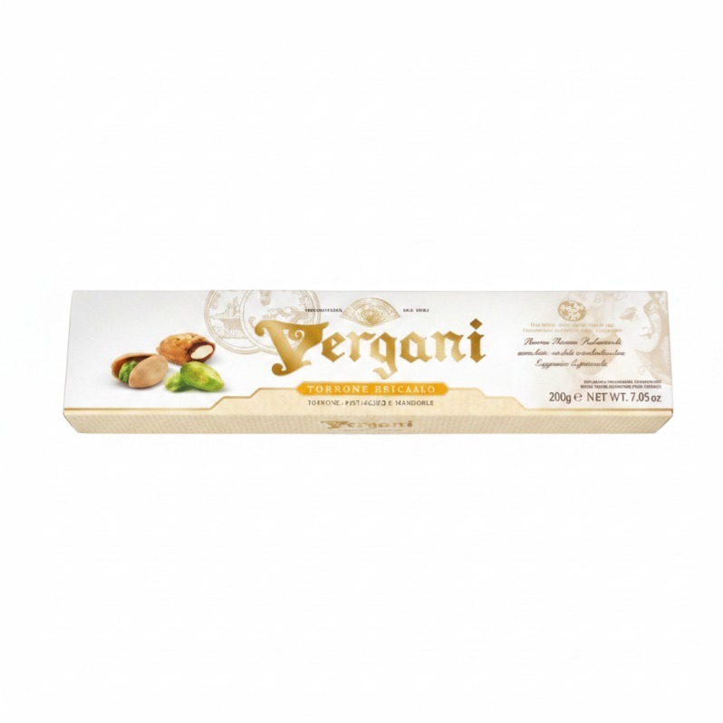 Vergani - Almond & Pistachio Crunchy Nougat Bar 200g