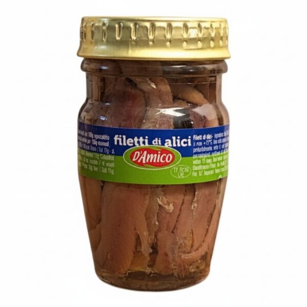D'Amico - Anchovy Fillets in sunflower oil 80g