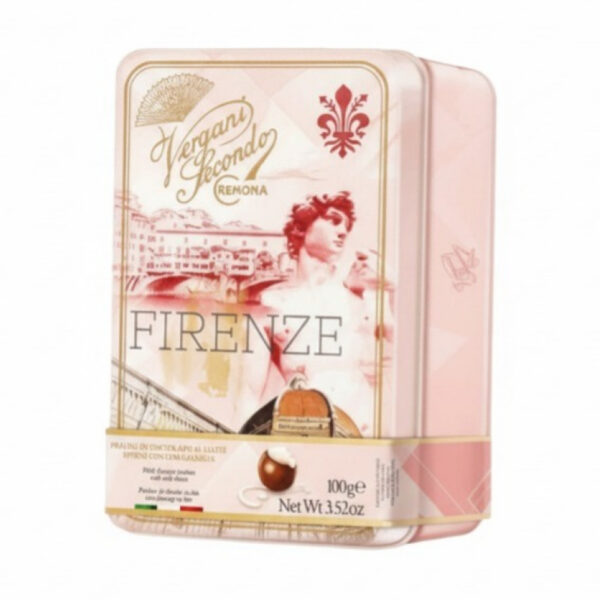 Vergani - Chocolate Pralines with Cream Filling Firenze Tin 100g