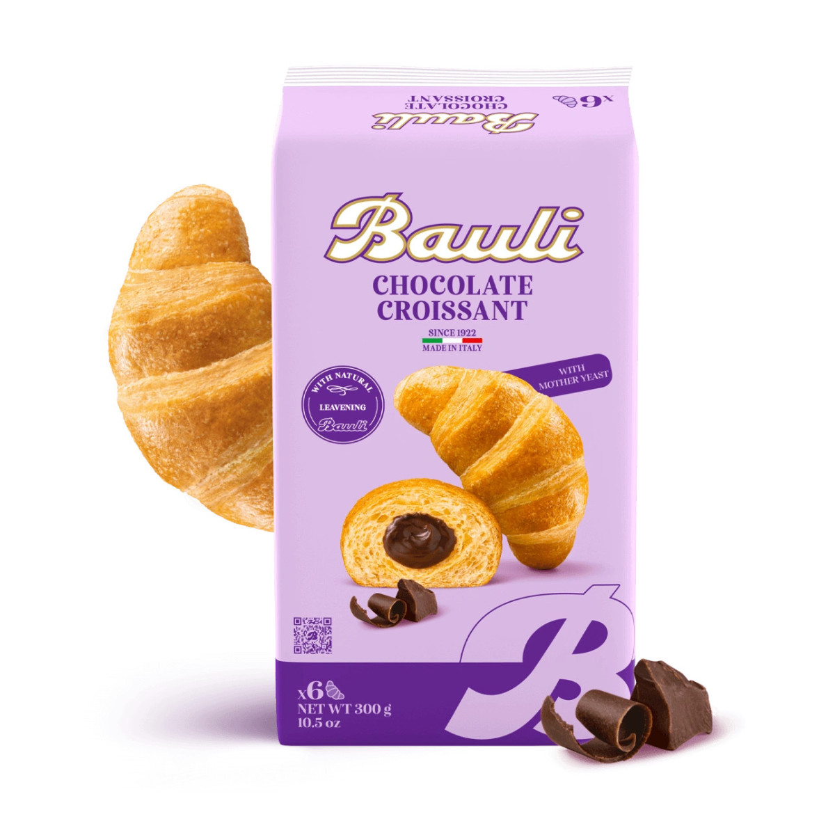 Bauli - Chocolate Croissant 6 X 50g