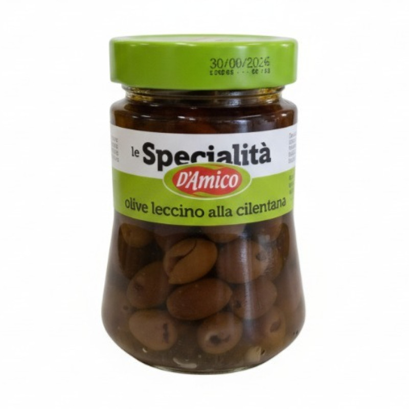 D'Amico - Pitted Leccino Olives 270g