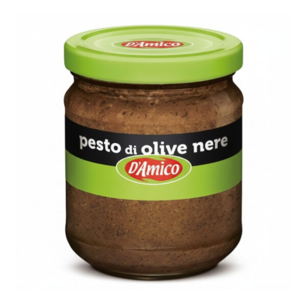 D'Amico - Black olive pesto 'tapenade' 130g