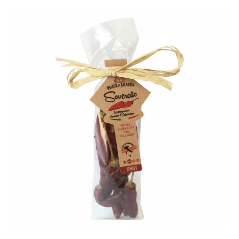 Delizie di Calabria - Soverato Whole Dried Calabrian Chilli 15g