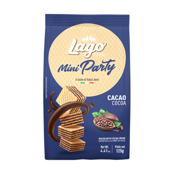 Gastone Lago - Mini Party Cocoa Wafers 125g