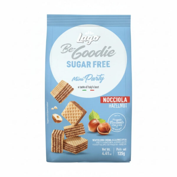 Gastone Lago - Mini Party Hazelnut Sugar Free Wafers 125g
