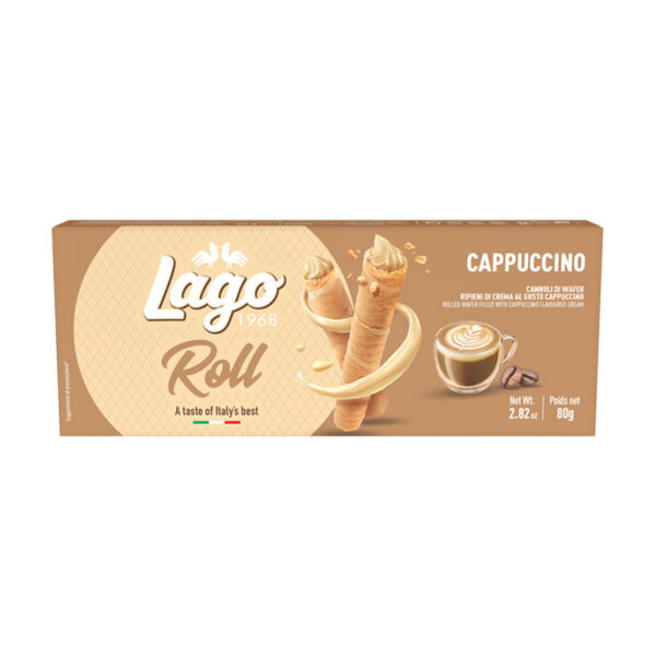 Gastone Lago - Roll Break Cappuccino Wafers 80g
