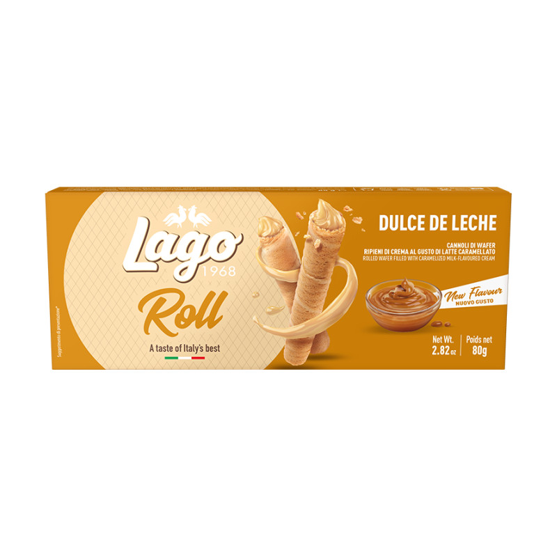 Gastone Lago - Roll Break Dulce de Leche Wafers 80g