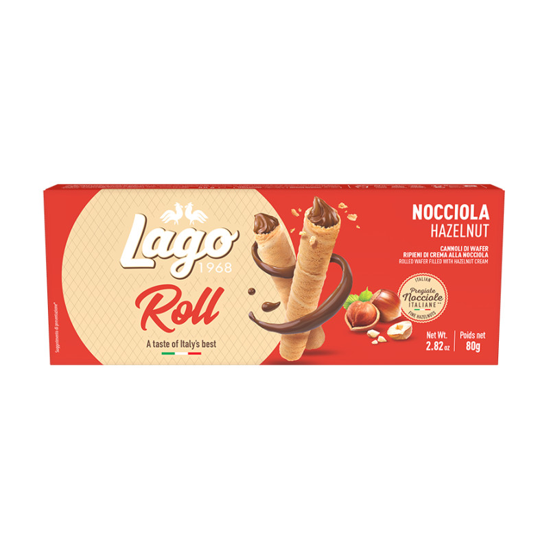 Gastone Lago - Roll Break Hazelnut Wafers 80g