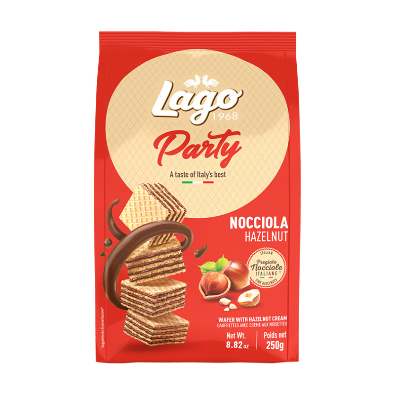 Gastone Lago - Party Hazelnut Wafers 250g