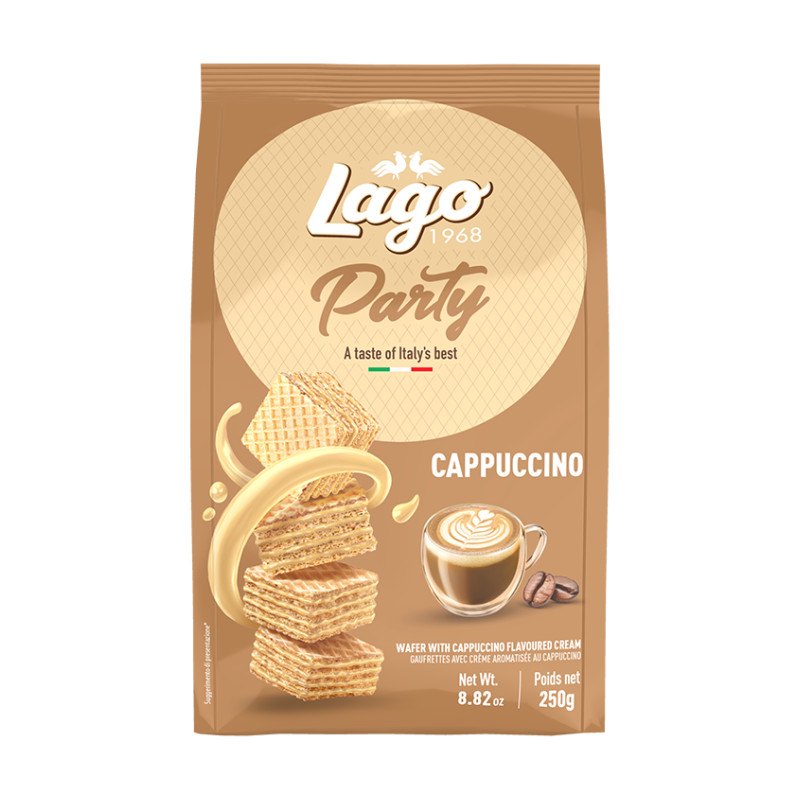 Gastone Lago - Party Cappuccino Wafers 250g