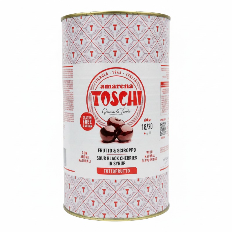 Toschi - Amarena All Fruit Cherries 18/20 5.6kg