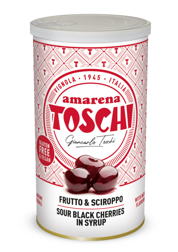 Toschi - Amarena Cherries in Syrup Tin 400g