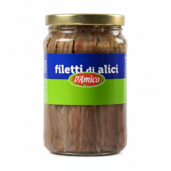 D'Amico - Anchovy Fillets in sunflower oil 140g