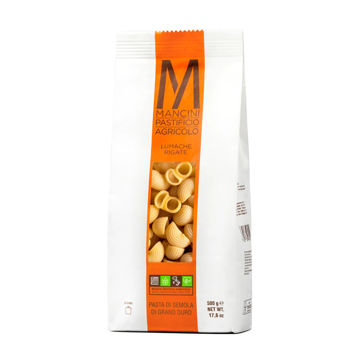 Mancini - Lumache Rigate Pasta 500g