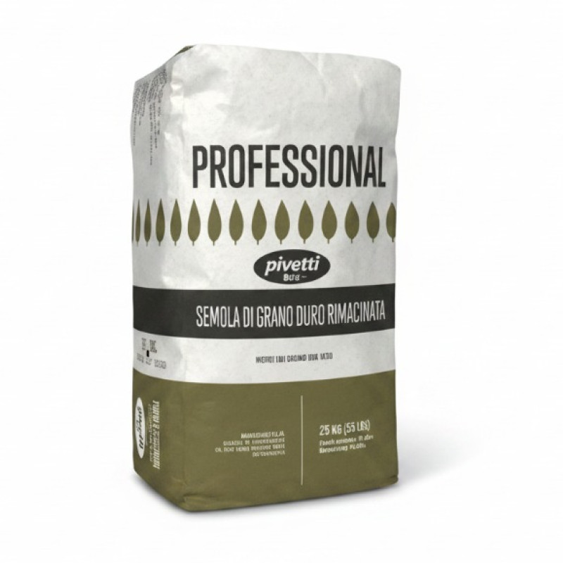 Molini Pivetti - Professional Semola Di Grano Duro Rimacinata 25kg