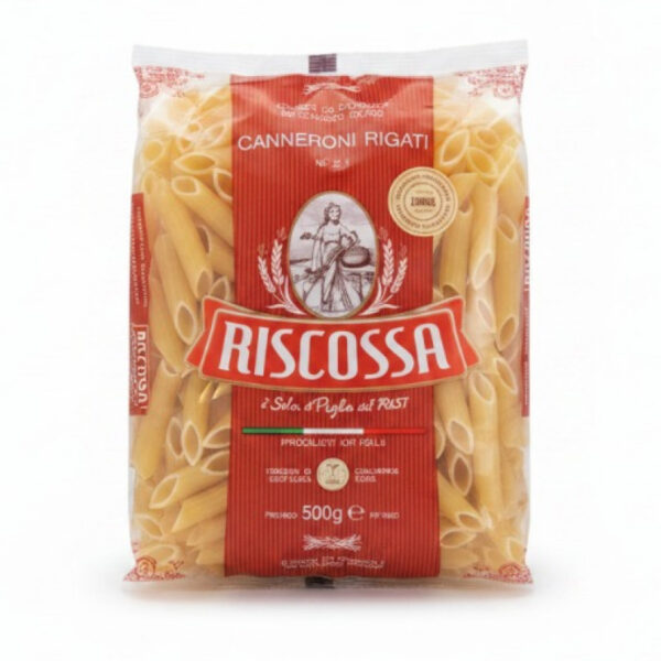 Riscossa - Canneroni Rigati Pasta 500g