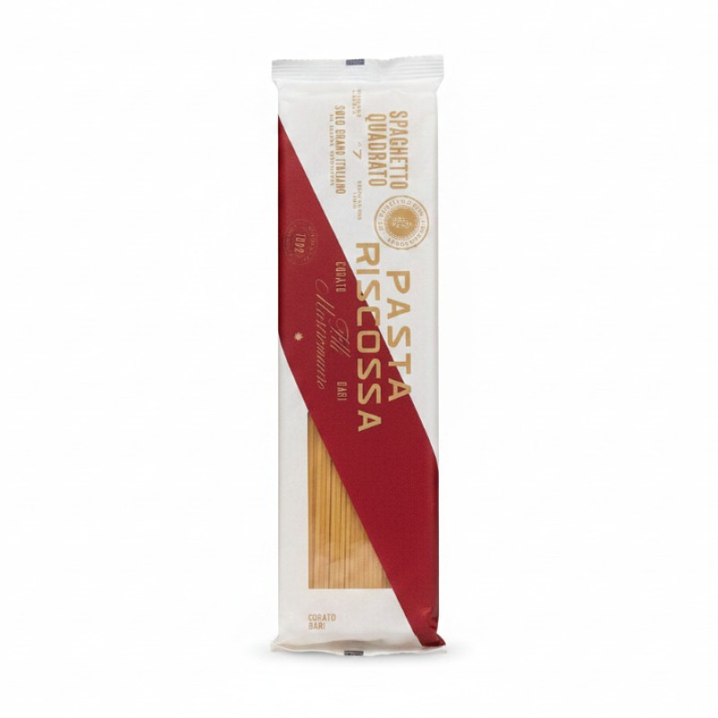 Riscossa - Spaghetto Quadrato Bronze Die Cut Pasta 500g