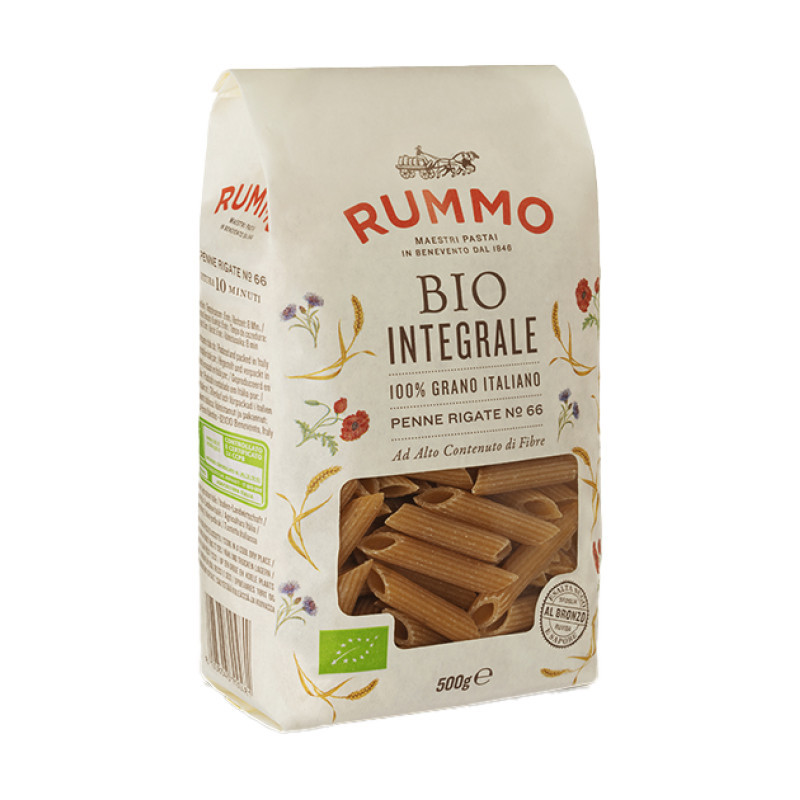 Rummo - Penne Rigate No.66 Bio Integrale Pasta 500g