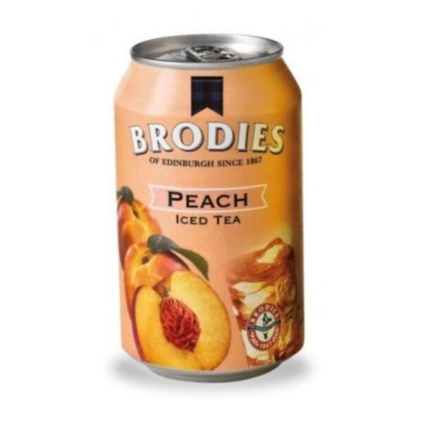 Brodies - Peach Iced Tea (canned) 330ml