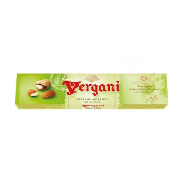 Vergani - Soft Nougat Almond Bar 250g
