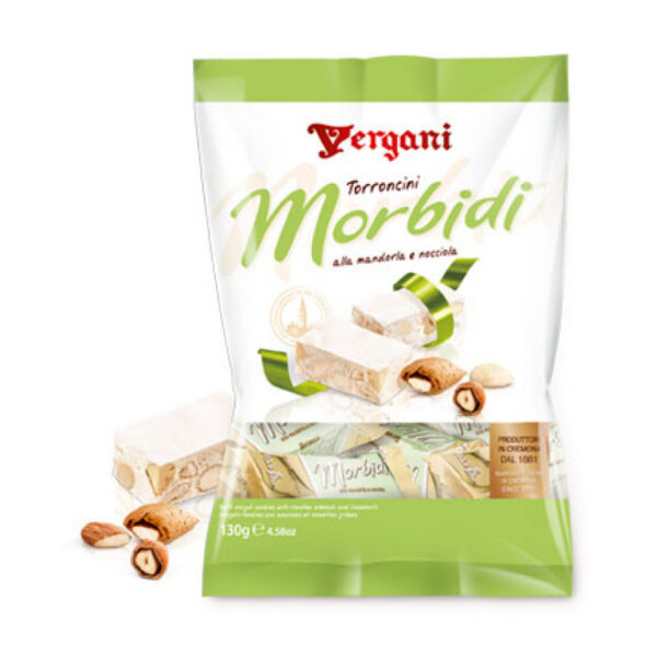 Vergani - Soft Nougat Candies with Almonds 130g
