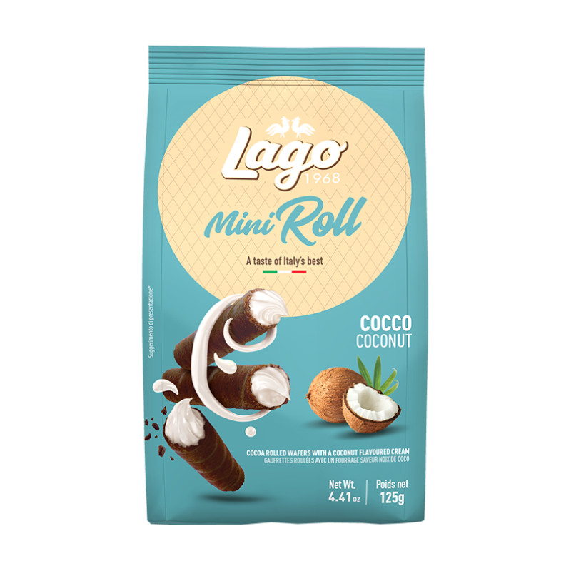 Gastone Lago - Mini Roll Coconut Wafers